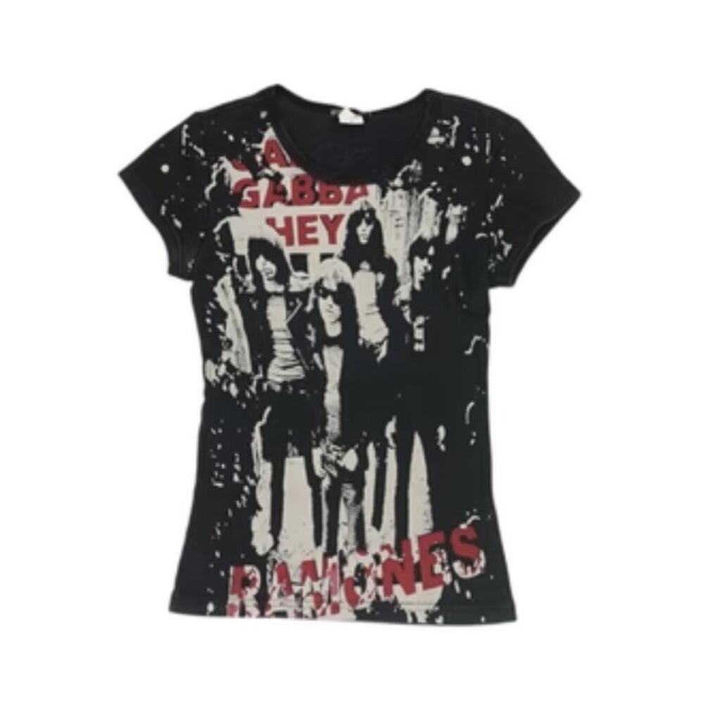 Vintage Ramones Gabba Gabba Hey Shirt Glamhead Labeled Medium But See Pics